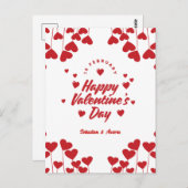"Captured by Your Love" – Elegant Modern Valentine Briefkaart (Voorkant / Achterkant)