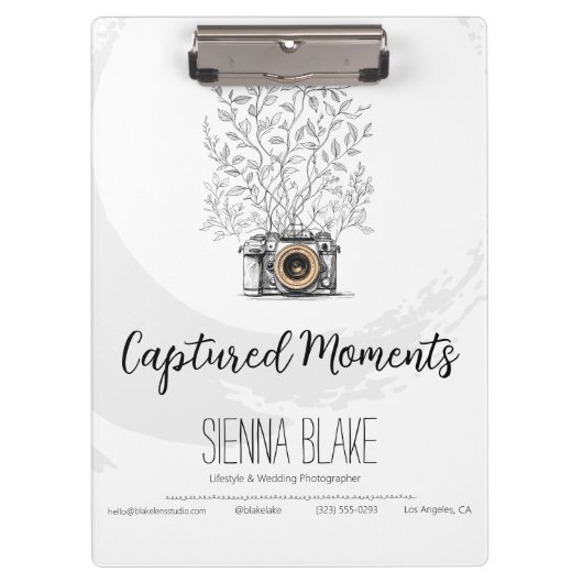 Captured Moments Fotografie Studio Klembord (Voorkant)