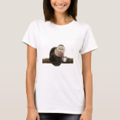 Capuchin Cappuccino Monkey Coffee23 T-shirt (Voorkant)