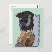 Capuchin Monkey Briefkaart (Voorkant / Achterkant)