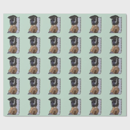 Capuchin Monkey Cadeaupapier (Vlak)