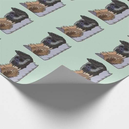 Capuchin Monkey Cadeaupapier (Hoek)