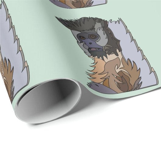 Capuchin Monkey Cadeaupapier (Rol Hoek)