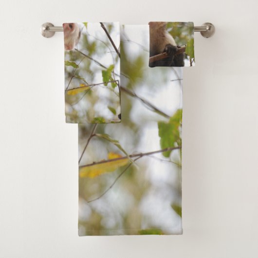 Capuchin Monkey fotografie Bad Handdoek (Insitu)