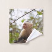 Capuchin Monkey fotografie Bad Handdoek (Wasdoekje)
