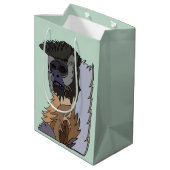 Capuchin Monkey Medium Cadeauzakje (Achterkant Gekanteld)