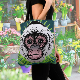 Capuchin Monkey Tropical Amazon wild dier Tote Bag