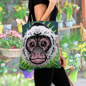 Capuchin Monkey Tropical Amazon wild dier Tote Bag