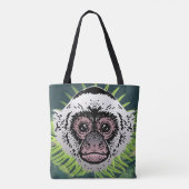 Capuchin Monkey Tropical Amazon wild dier Tote Bag (Achterkant)