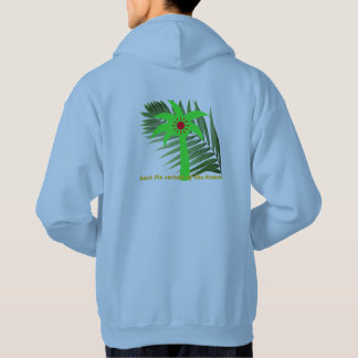 capuchon met palmblad hoodie