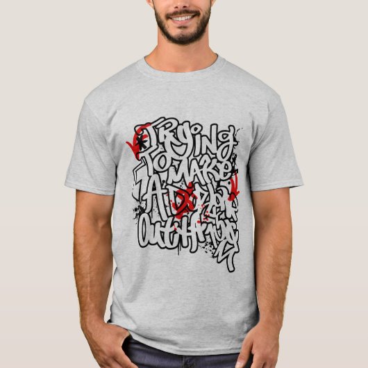 capuchon-motivatie t-shirt (Voorkant)