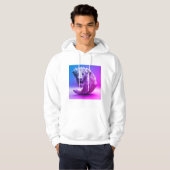 Capuchon Wirth leeuw ontwerp voor mannen Hoodie (Voorkant volledig)