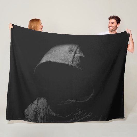 CAPUCHON ZONDER GEZICHT FLEECE DEKEN (In situ)