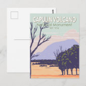 Capulin Volcano  nationaal monument Briefkaart (Voorkant / Achterkant)