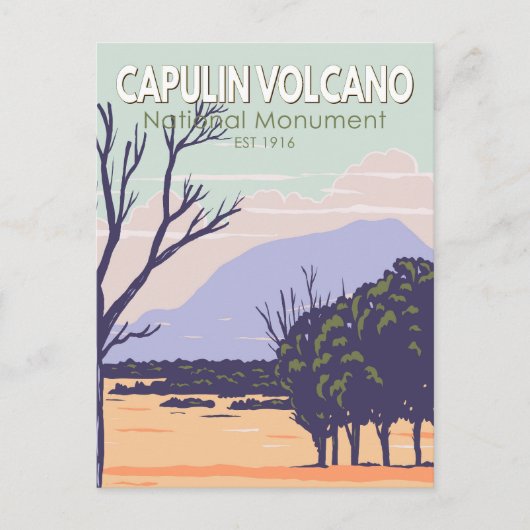 Capulin Volcano  nationaal monument Briefkaart (Voorkant)