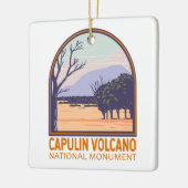 Capulin Volcano  nationaal monument Keramisch Ornament (Links)
