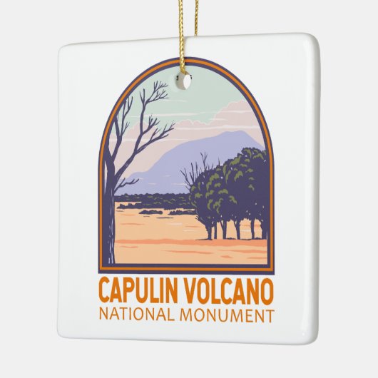 Capulin Volcano  nationaal monument Keramisch Ornament (Links)