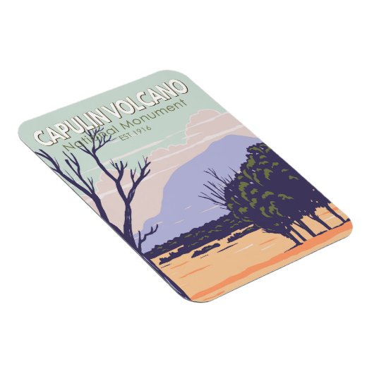 Capulin Volcano  nationaal monument Magneet (Rechterzijde)