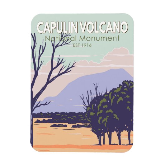 Capulin Volcano nationaal monument Magneet (Verticaal)