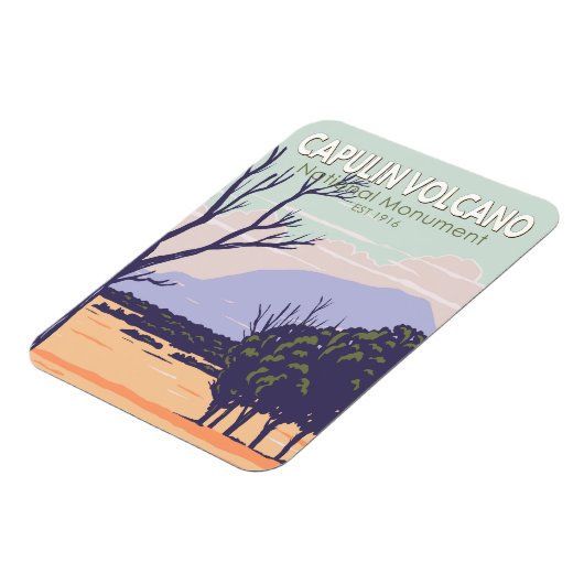 Capulin Volcano nationaal monument Magneet (Linkerzijde)