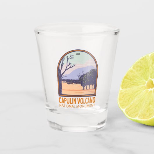 Capulin Volcano  nationaal monument Shot Glas (Voorkant)