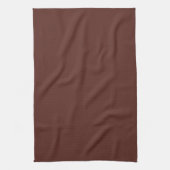Caput mortuum (effen kleur) theedoek (Verticaal)