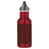 Caput mortuum (effen kleur) waterfles (Links)