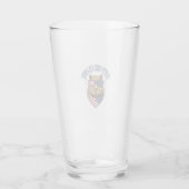 Capy 4 juli Patriotisch Capybara Vectorontwerp_ Glas (Achterkant)