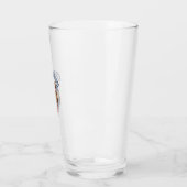 Capy 4 juli Patriotisch Capybara Vectorontwerp_ Glas (Links)