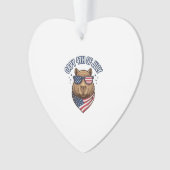 Capy 4 juli Patriotisch Capybara Vectorontwerp_ Ornament (voorkant)