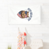 Capy 4 juli Patriotisch Capybara Vectorontwerp_ Spandoek (Insitu)