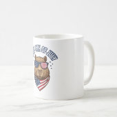 Capy 4 juli Patriotische Capybara Vector Design_ Koffiemok (Voorkant rechts)