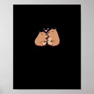 Capy Better Together Schattig Dier Ontwerp Poster