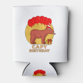 Capy Birthday Blikjeskoeler (Voorkant)