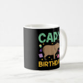 Capy Birthday, Cappybara, Capybara Koffiemok (Voorkant rechts)