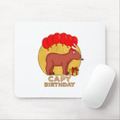 Capy Birthday Muismat (Met muis)