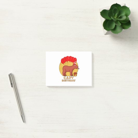Capy Birthday Post-it® Notes (Kantoor)