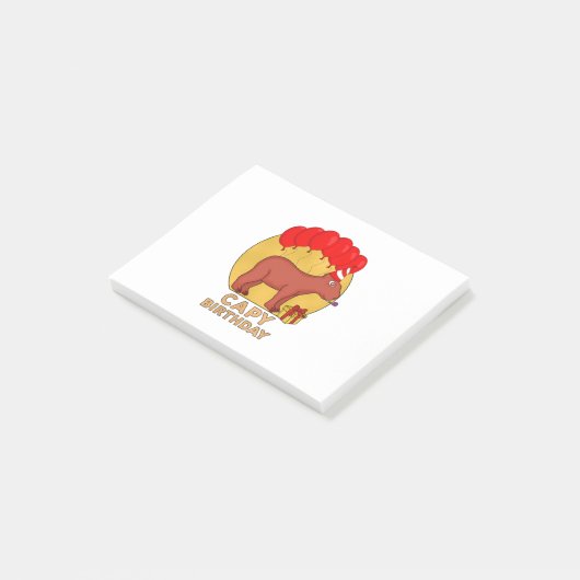 Capy Birthday Post-it® Notes (Schuin)