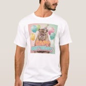 Capy Birthday! T-shirt (Voorkant)