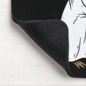 Capy-boo-ra Cappy Halloween Grappig Capybara Kostu Muismat (Hoek)