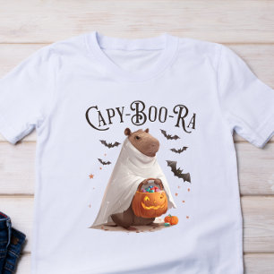 Capy-Boo-Ra Capybara Halloween Grappig T-shirt