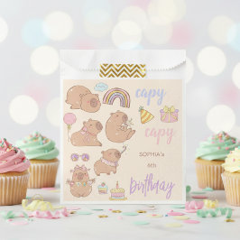 Capy capy birthday  bedankzakje