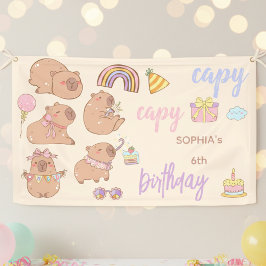 Capy capy birthday spandoek