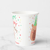 Capy capy capybara birthday papieren bekers (Rechts)