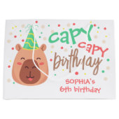 Capy capy capybara verjaardag groot cadeauzakje (Voorkant)