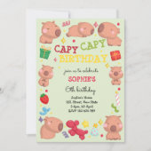 Capy capy capybara verjaardag kaart (Voorkant)