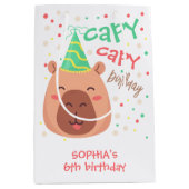 Capy capy capybara verjaardag medium cadeauzakje (Voorkant)