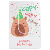 Capy capy capybara verjaardag medium cadeauzakje (Achterkant)
