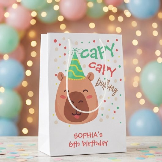 Capy capy capybara verjaardag medium cadeauzakje