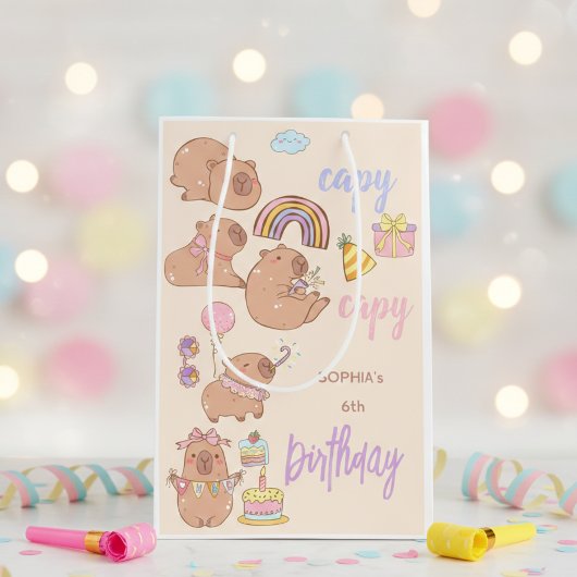 Capy capy verjaardag medium cadeauzakje